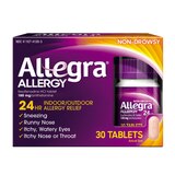 Allegra Allergy 24HR Non Drowsy Antihistamine Tablets, thumbnail image 1 of 7