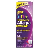 Allegra Children's Allergy 12HR Non Drowsy Liquid, Berry, 8 OZ, thumbnail image 1 of 9