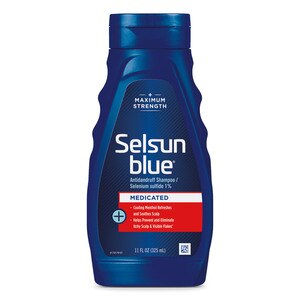 Selsun Blue Medicated Max Strength Dandruff Shampoo, 11 OZ