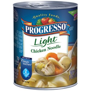 Progresso - Sopa de pollo con fideos, baja en calorías
