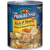 Progresso Rich & Hearty Chicken & Homestyle Noodles Soup, 19 oz, thumbnail image 1 of 1