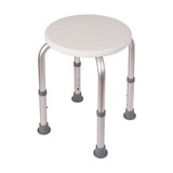HealthSmart Extra Compact Lightweight Shower Stool with Adjustable Height, thumbnail image 2 of 4