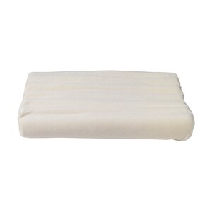  DMI Contour Memory Foam Pillow with Soft Cream Terry Cloth Cover, 19" x 12" x 3" to 4.5" 