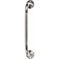 HealthSmart Textured Steel Grab Bar for Bath and Shower