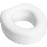 HealthSmart Portable Elevated Toilet Seat Riser, White, thumbnail image 2 of 6
