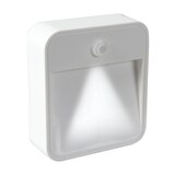 HealthSmart Safestep Battery Powered Wireless Motion Activated LED Nightlight White, 2CT, thumbnail image 1 of 5