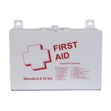 DMI Metal 25 Person First Aid Kit 10-1/2 x 7-1/4 x 2-1/2 in., thumbnail image 4 of 5