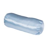 DMI Hypoallergenic Neck Roll Support Pillow, Blue Satin, 18" x 7", thumbnail image 1 of 4