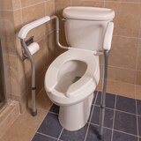 HealthSmart Germ-Free Adjustable Toilet Safety Arms Rails, thumbnail image 5 of 5