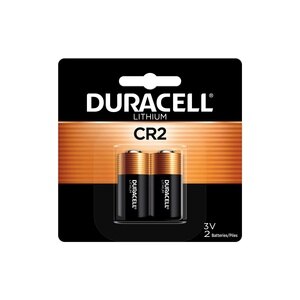 Duracell CR2 3V Lithium Battery, 2 ct