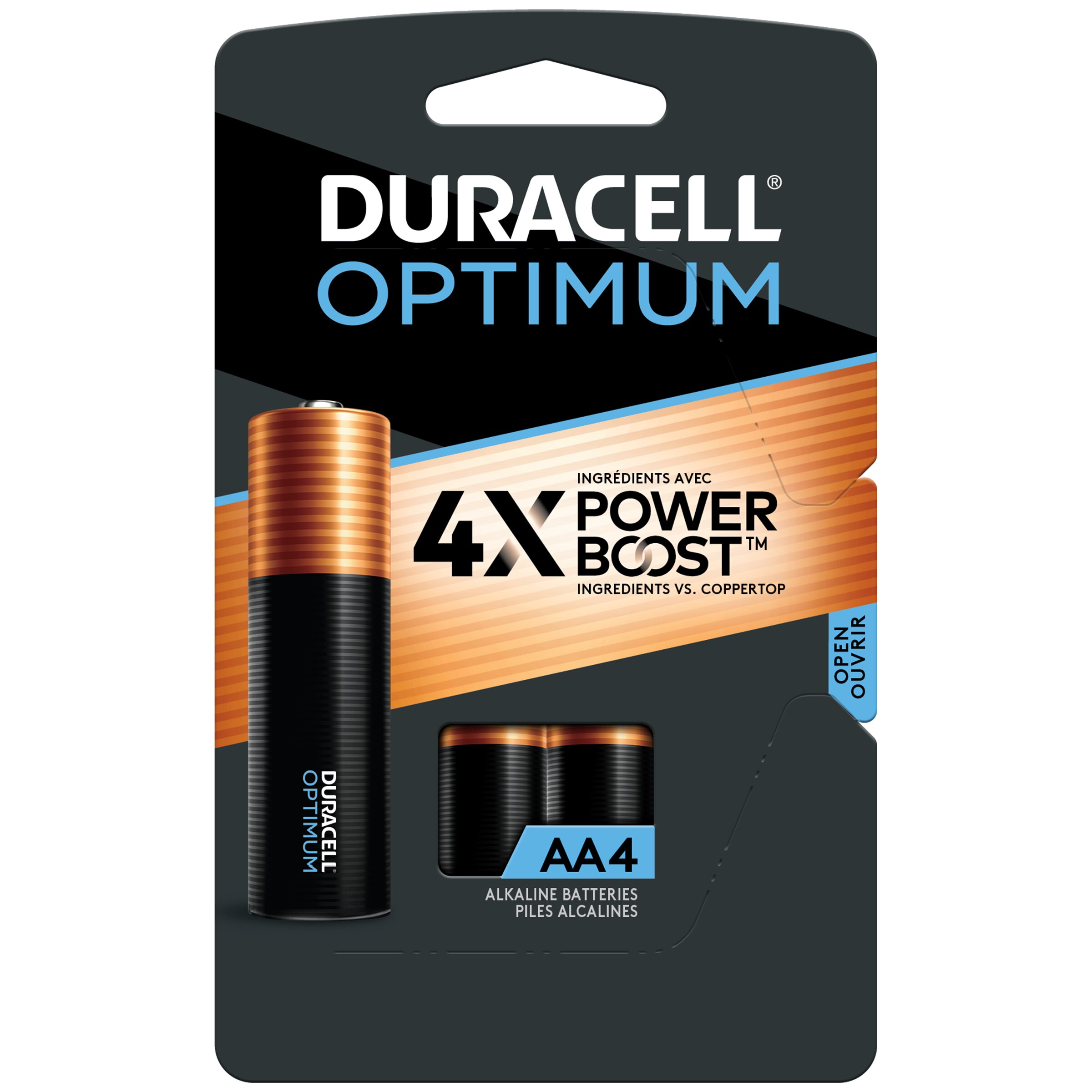 Baterías alcalinas AA Duracell Optimum