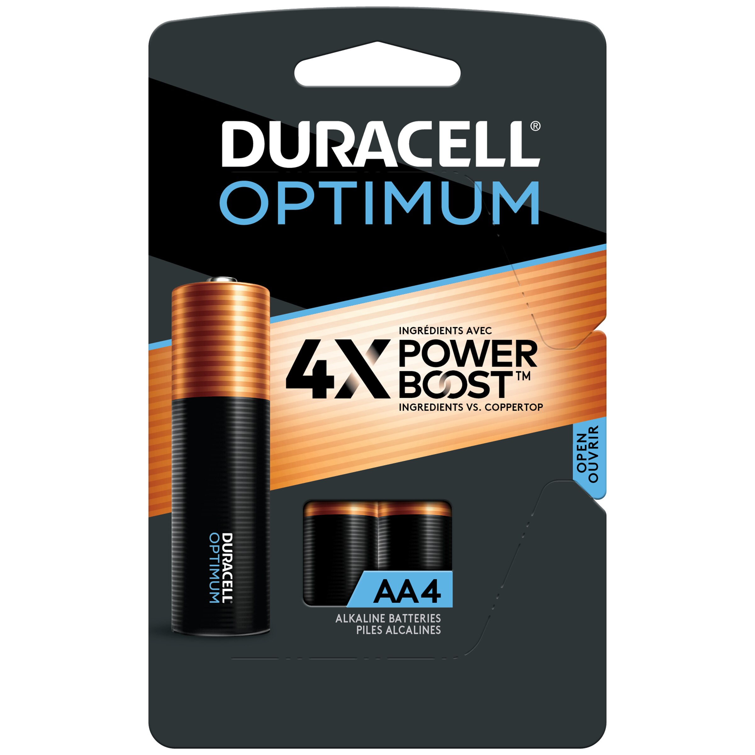  Duracell Optimum AA Alkaline Batteries 