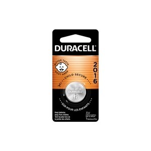 Duracell 2016 3V Lithium Coin Battery, 1/Pack