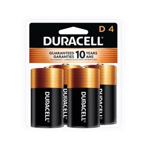 Duracell Coppertop D Alkaline Batteries, 4 Ct , CVS