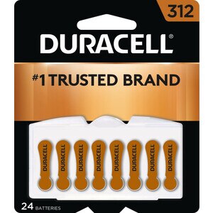 Duracell Size 312 Hearing Aid Batteries, Brown, 24 Ct , CVS