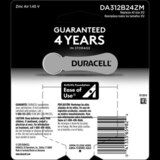 Duracell Size 312 Hearing Aid Batteries, 24/Pack (Brown), thumbnail image 2 of 5