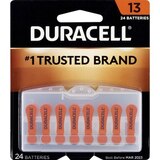 Duracell Size 13 Hearing Aid Batteries, 24/Pack (Orange), thumbnail image 1 of 5