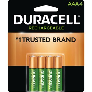 Duracell Rechargeable AAA Battery, 4CT