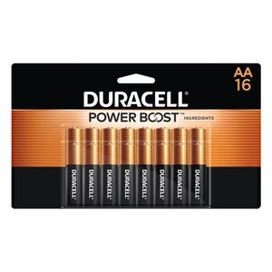 Duracell Coppertop - Baterías alcalinas AA, 16/paquete