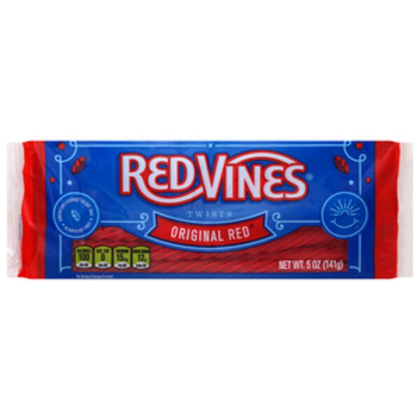 Red Vines Twists, Original Soft & Chewy Licorice Candy, Movie Tray, 5 ...