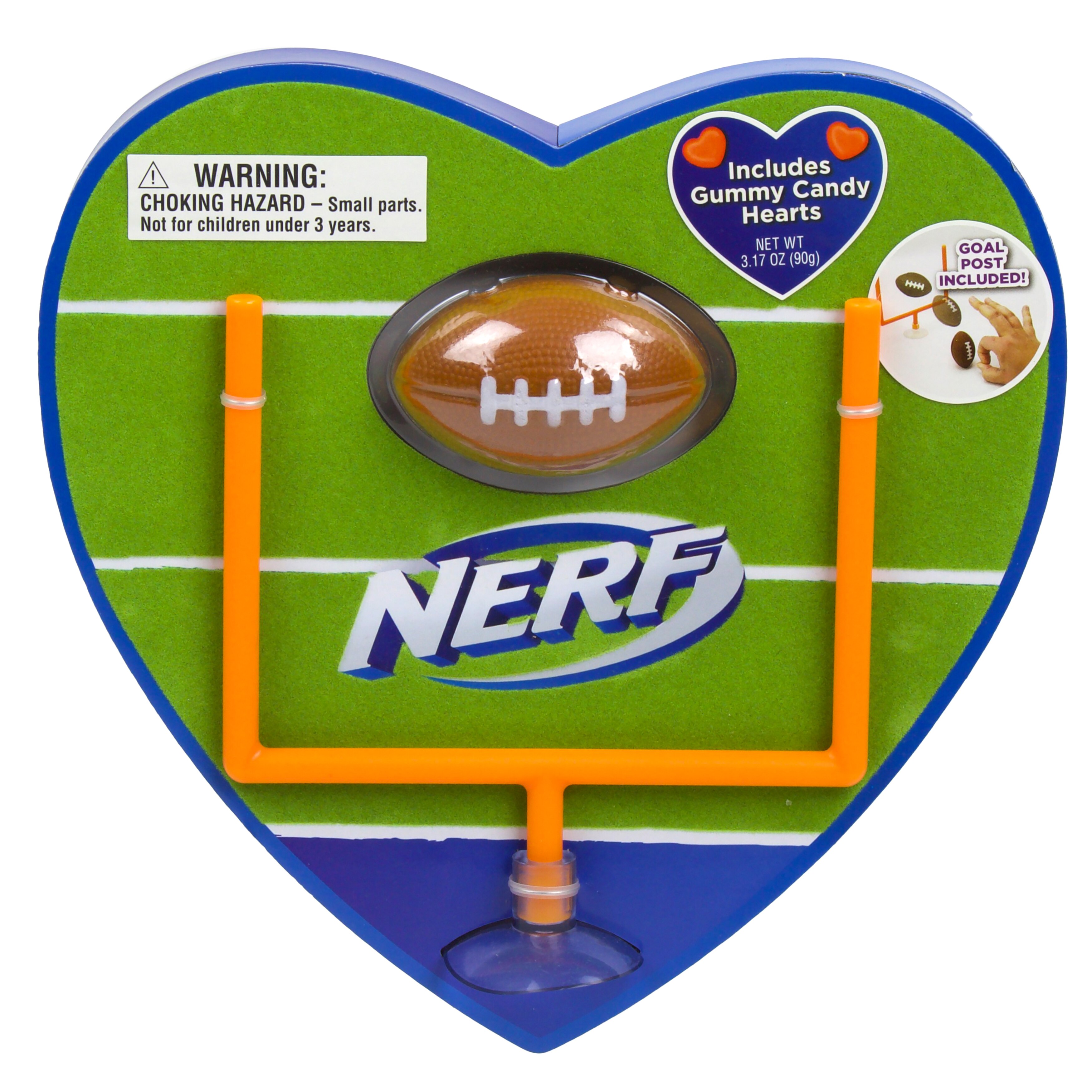 Frankford Football Nerf Heart Box, 3.17 Oz , CVS