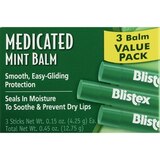 BLISTEX Mint Balm 3 PK;  Seals in moisture to soothe and prevent dry lips, thumbnail image 1 of 4