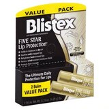 Blistex Five Star Lip Protection, 2 0.15 OZ Sticks, thumbnail image 1 of 1