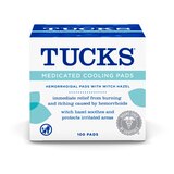 Tucks Medicated Cooling Hemorrhoidal Pads, 100 CT, thumbnail image 1 of 4