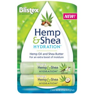  Blistex Hemp & Shea Hydration Moisturizing Lip Balm 