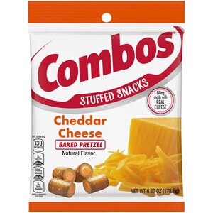 Combos Cheddar Cheese Baked Pretzel Snack, 6.3 Oz , CVS