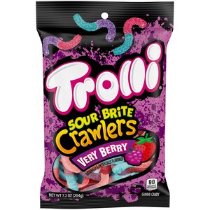 Trolli Sour Brite Crawlers Gummi Candy Very Berry, 8 Oz - 7.2 Oz , CVS