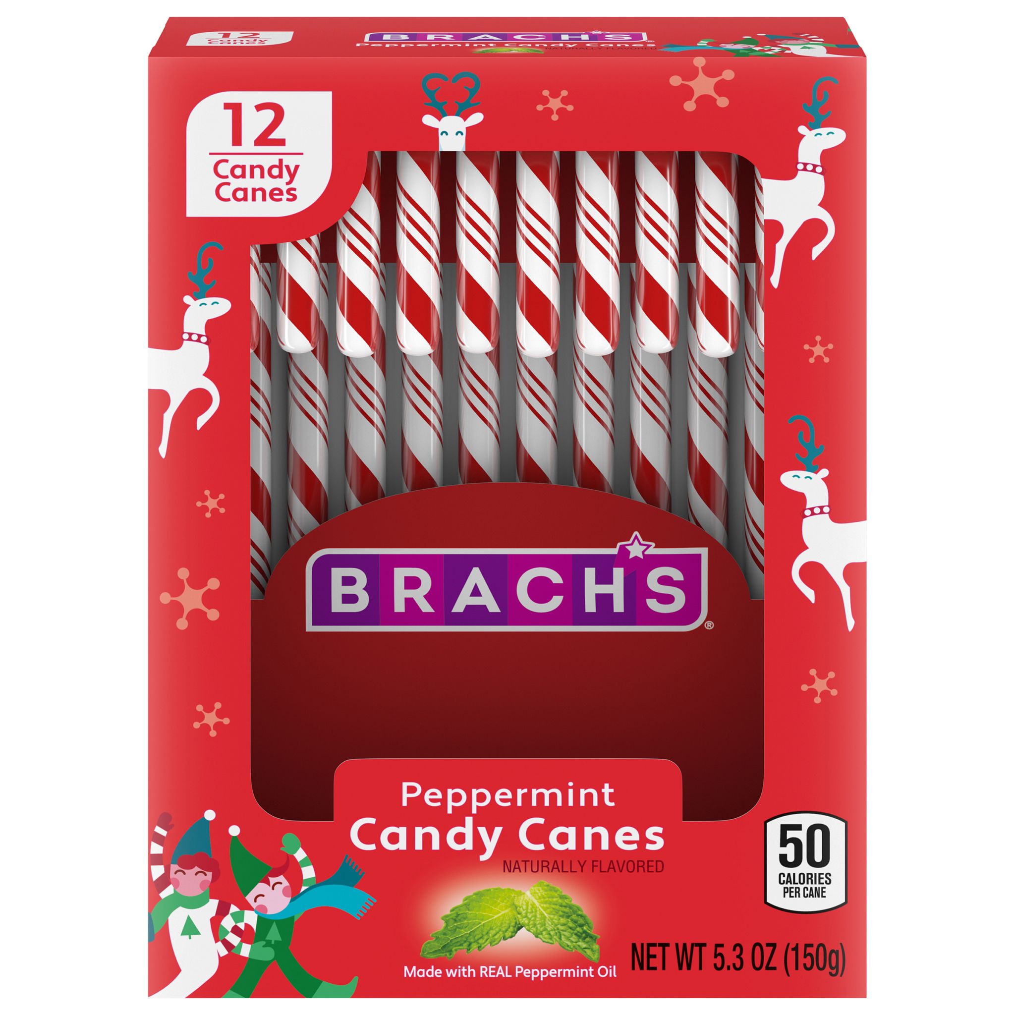 Brach's Peppermint Candy Canes, 12 Ct, 5.3 Oz , CVS