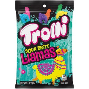  Trolli Sour Brite Llamas Gummi Candy, 6.3 OZ 