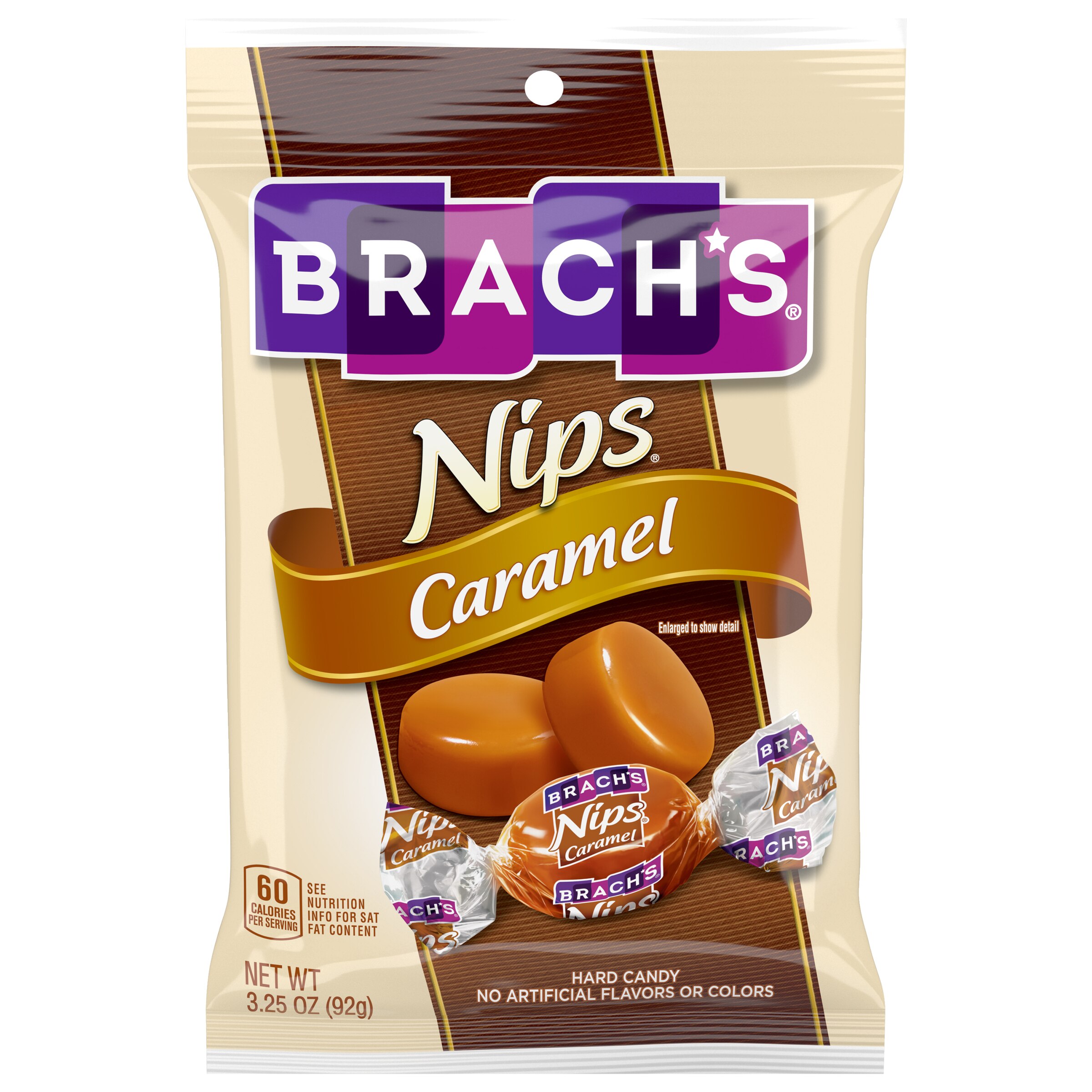 Brach's Nips Caramel Flavored Hard Candy, 3.25 Oz Bag , CVS