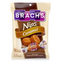 Brach's Nips Caramel Flavored Hard Candy, 3.25 oz bag