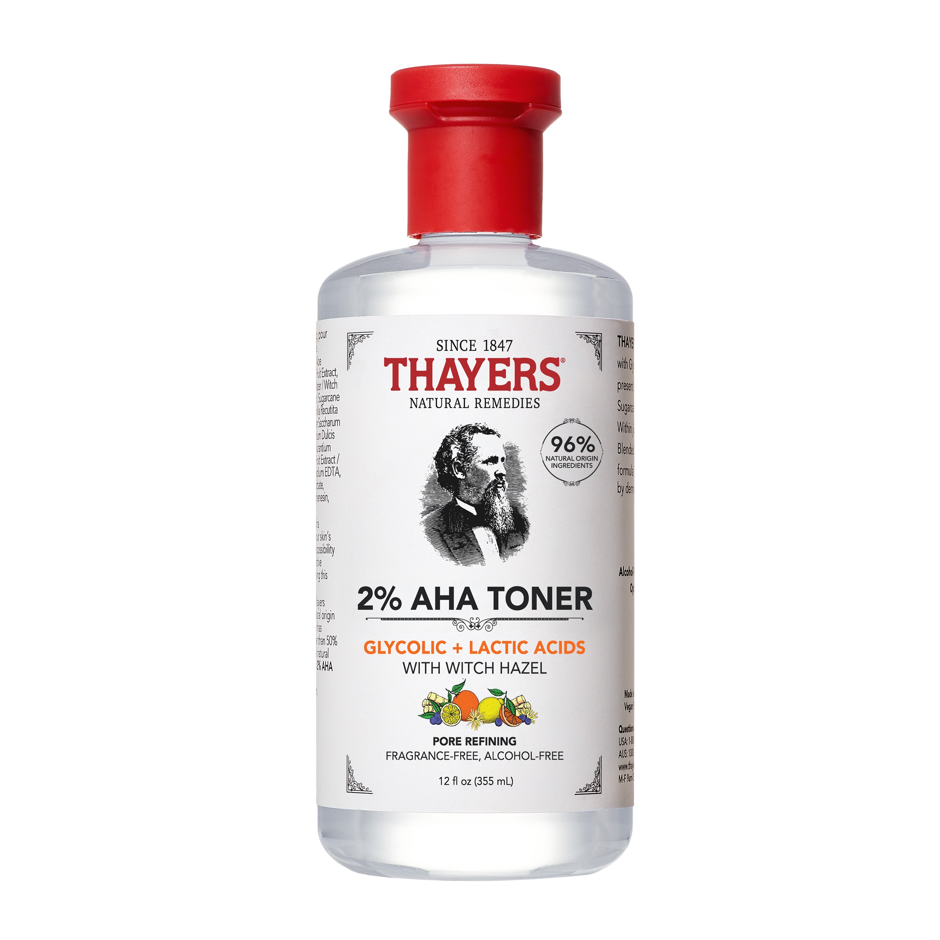Thayers 2% AHA Toner With Glycolic And Lactic Acids, 12 Oz , CVS