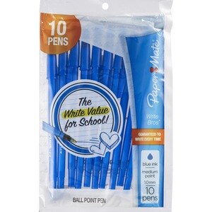  Papermate Blue Stick Ball Point Pen 