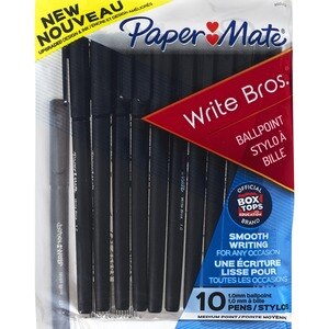 Papermate - Bolígrafos con tapa, Black