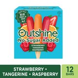 Outshine Strawberry, Tangerine, and Raspberry Frozen Fruit Bars Variety Pack, No Sugar Added, 12 Count, thumbnail image 2 of 9