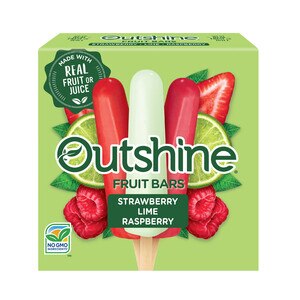 Outshine Strawberry, Lime, And Raspberry Frozen Fruit Bars Variety Pack, 12 Count - 1.5 Oz , CVS