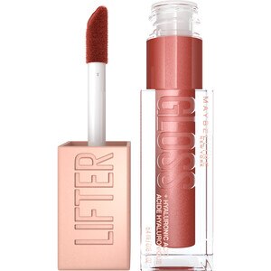 Maybelline New York Lifter Gloss Lip Gloss Makeup With Hyaluronic Acid, Bronzed, Rust, 0.18 Fl Oz - 0.18 Oz , CVS
