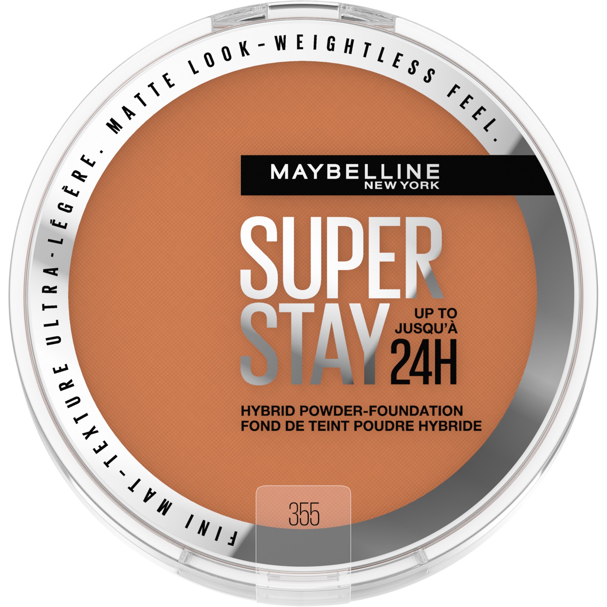Maybelline New York Super Stay Up To 24HR Hybrid Powder-Foundation, 355, 0.21 Oz , CVS