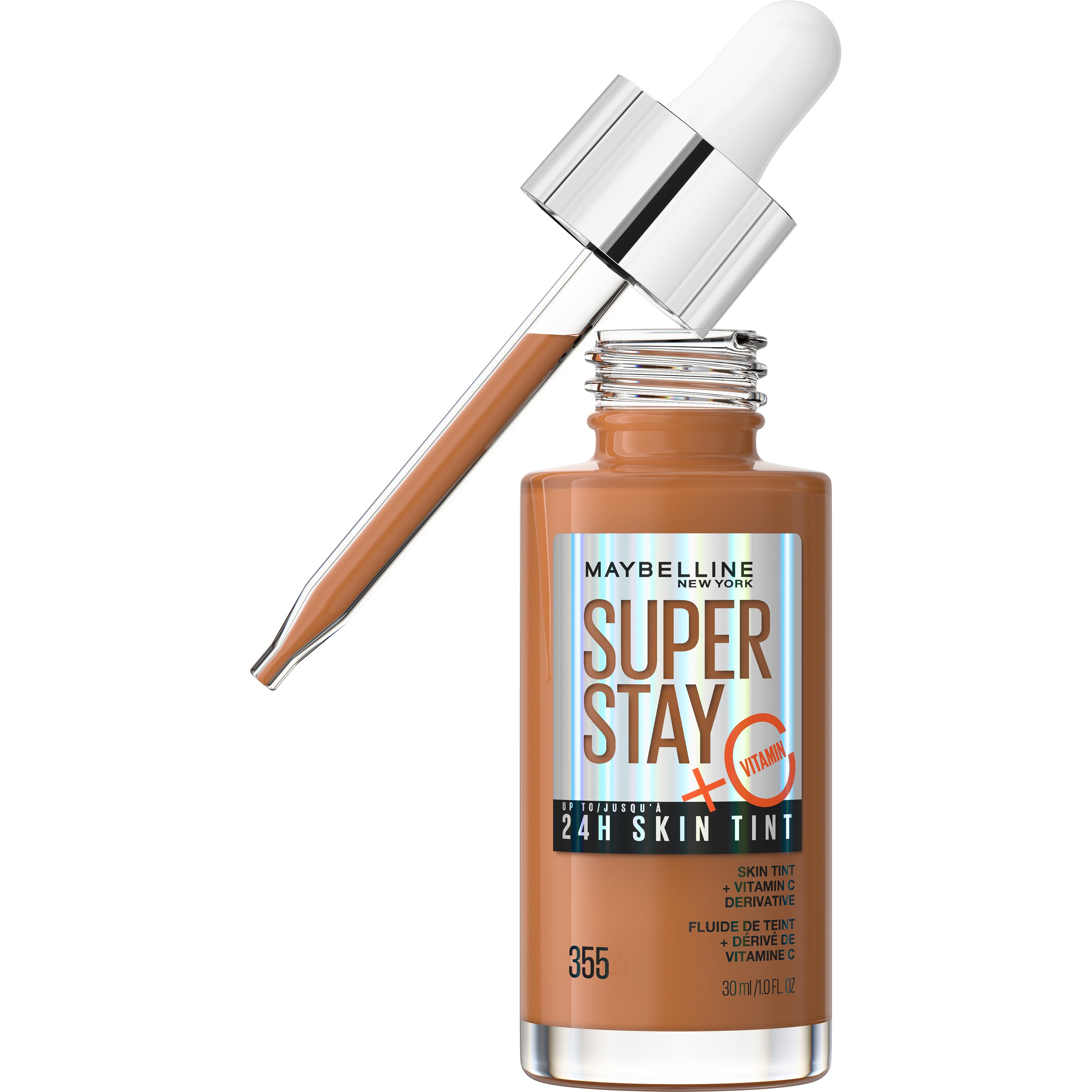 Maybelline New York Super Stay Up To 24HR Skin Tint With Vitamin C, 355, 1 Oz , CVS