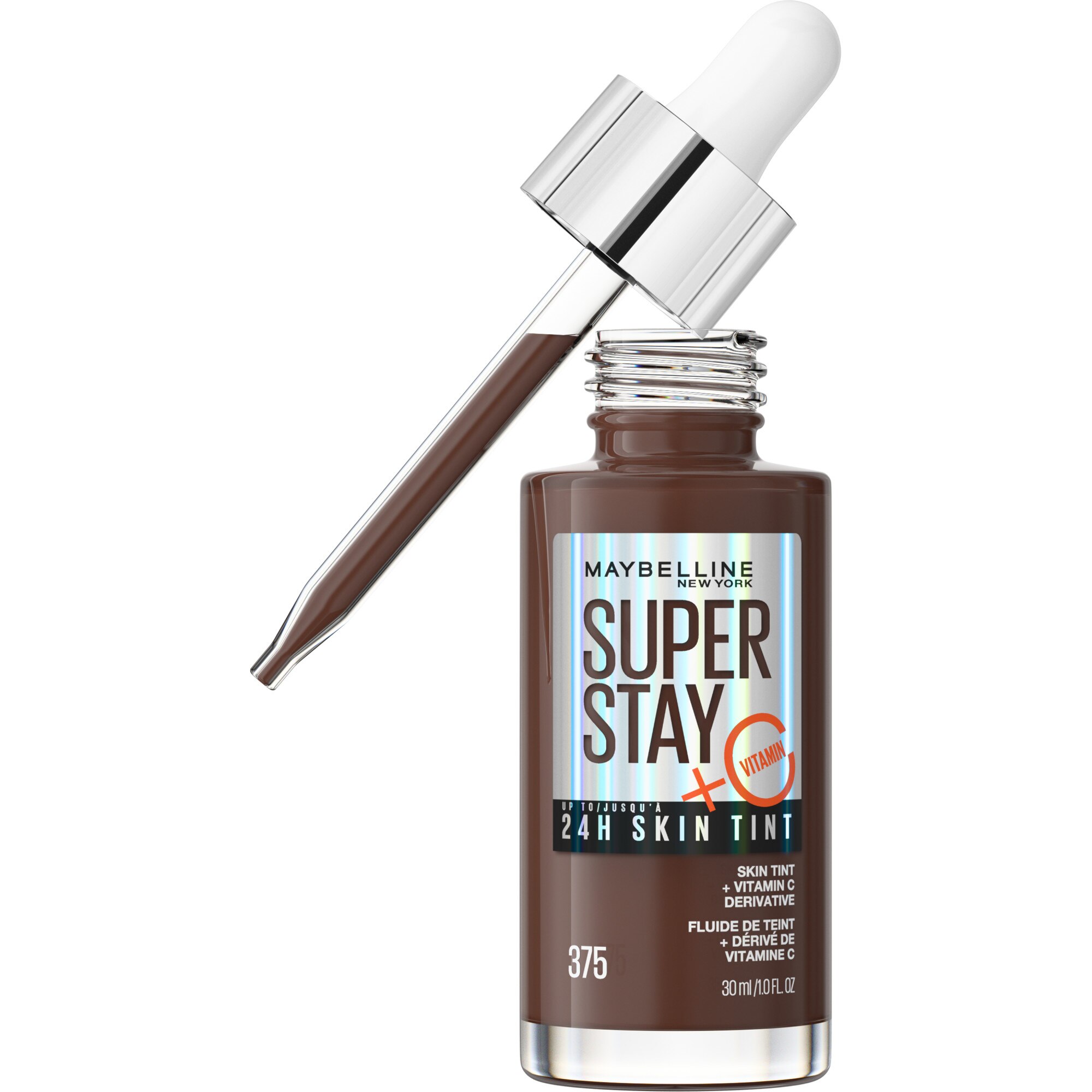 Maybelline New York Super Stay Up To 24HR Skin Tint With Vitamin C, 375, 1 Oz , CVS