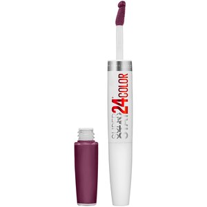 Maybelline New York SuperStay 24 2-Step Liquid Lipstick, Extreme Aubergine , CVS