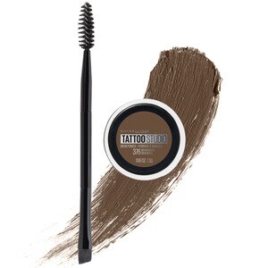 Maybelline New York TattooStudio Brow Pomade Long Lasting, Buildable, Eyebrow Makeup, Medium Brown - 0.106 Oz , CVS