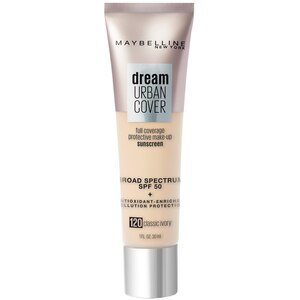 Maybelline Dream Urban Cover Full Coverage Foundation Makeup, SPF 50