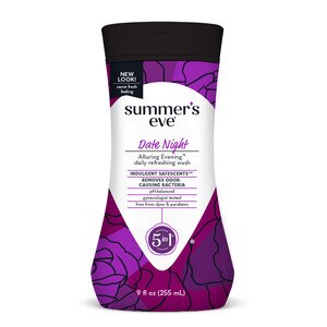 Summer's Eve Date Night Feminine Cleansing Wash, Pre/Post-Intimacy Cleansing, 9 fl oz