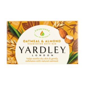 Yardley London Naturally Moisturizing Bath Bar, Oatmeal & Almond - 4.25 Oz , CVS