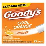 Goody's Extra Strength Headache Powders, Cool Orange Flavor, 24 CT, thumbnail image 1 of 5